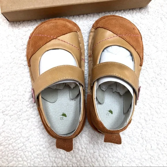 ❗️Today’s SALE Pipit Caramel Suede Kids’ Shoes Jill Mini Mary Jane’s 6 - Picture 5 of 12